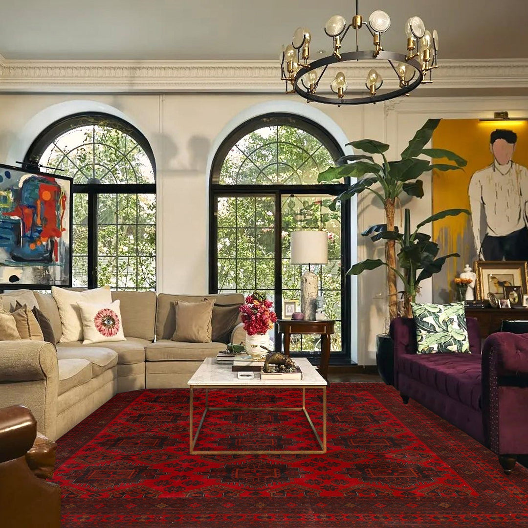 Handmade Khal Mohammadi Area Rug 8' 4" x 11' 7" - No. AL95560