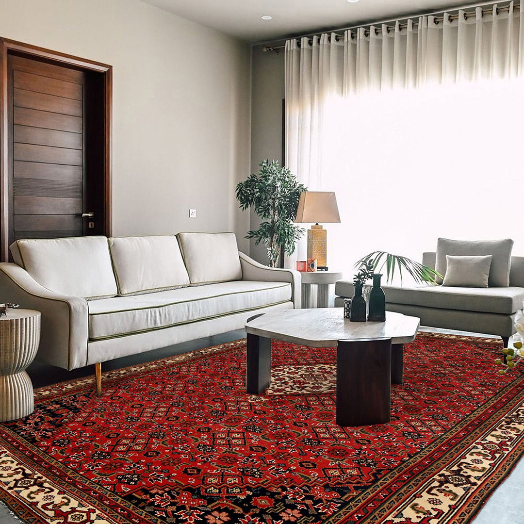 Persian Qashqai Rug 7' 5" x 10' 8" - No. AL95530