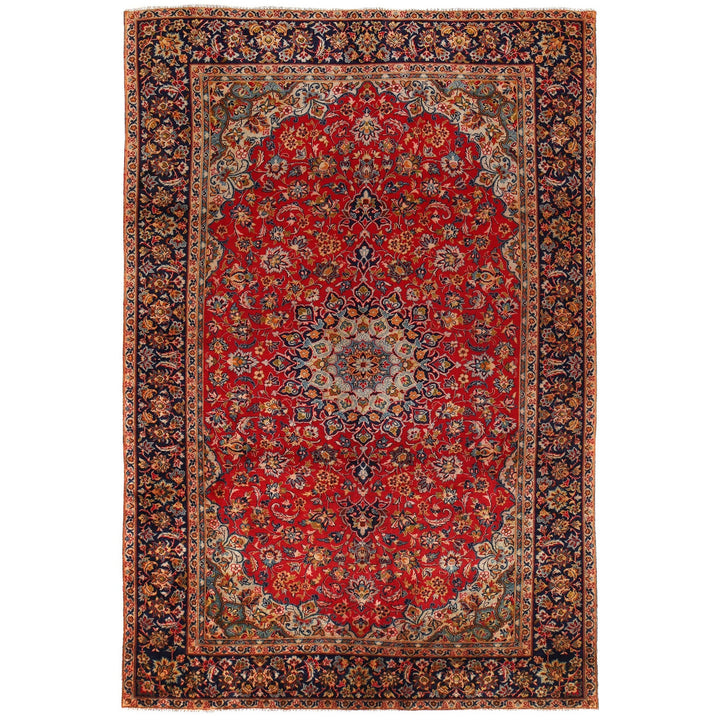 Persian Isfahan Carpet 7' 5" x 11' 2" - No. AL69906