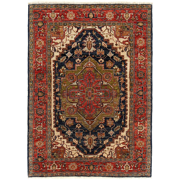 Hand Woven Heriz Design Carpet 3' 11" x 5' 9" - No. AL98569