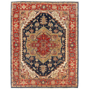 Hand Knotted Heriz Rug 4' 10" x 6' 4" - No. AL30907