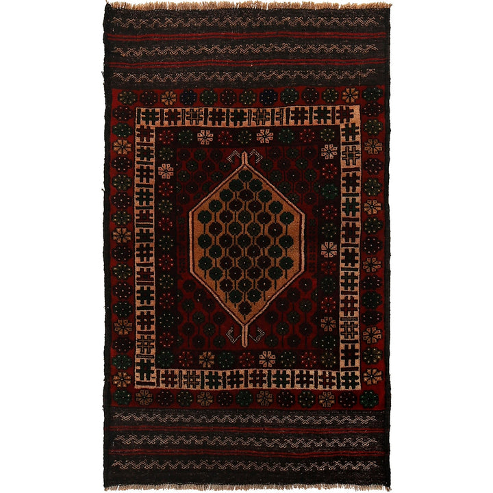 Hand Knotted Baluchi Rug 2' 10" x 4' 9" - No. AL71360