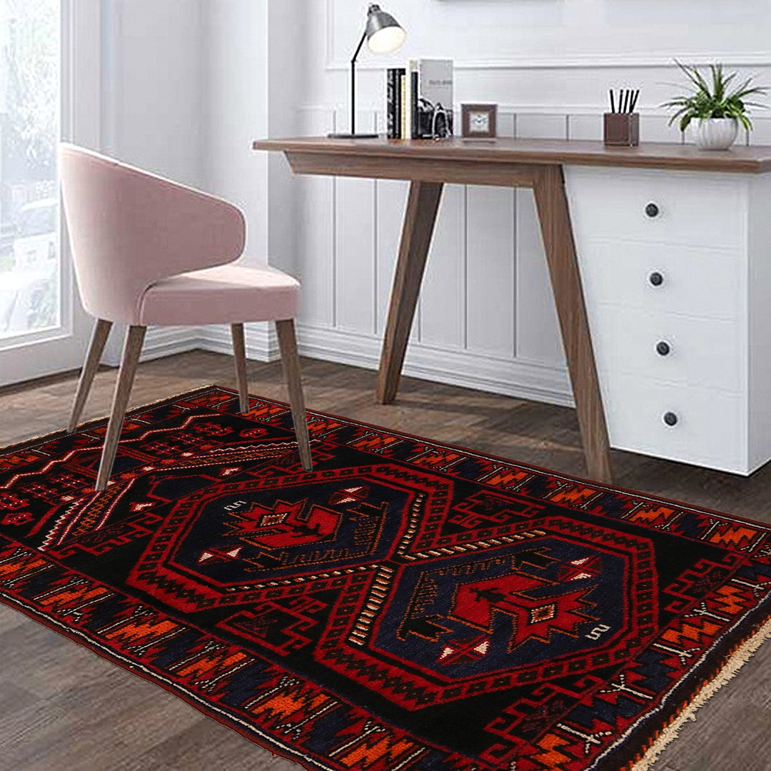 Muslim Prayer Rug 2' 9" x 4' 6" - No. AL29401