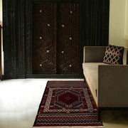 Hand Knotted Baluchi Rug 3' 1" x 4' 11" - No. AL80870