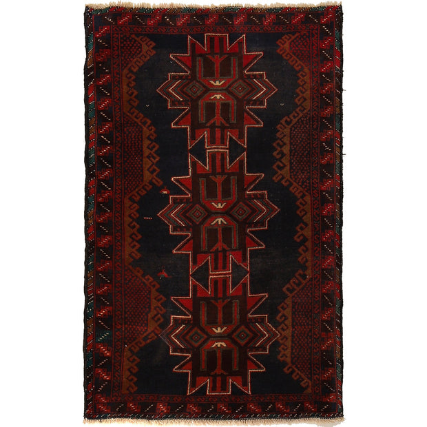 Baluch Small Size Rug 2' 10" x 4' 6" - No. AL95835