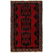 Baluch Small Size Rug 2' 10" x 4' 10" - No. AL40414
