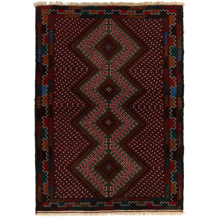 Handmade Baluchi Rug 2' 11" x 4' 4" - No. AL63059