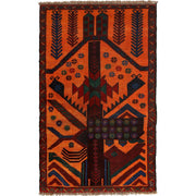 Traditional Baloch Rug 2' 9" x 4' 6" - No. AL78274
