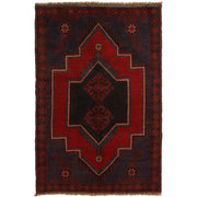 Traditional Baloch Rug 2' 11" x 4' 5" - No. AL80168