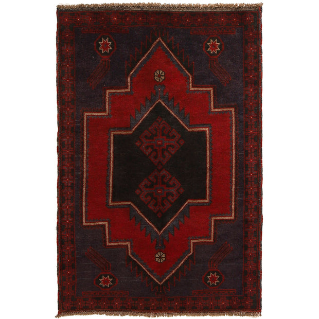 Traditional Baloch Rug 2' 11" x 4' 5" - No. AL80168