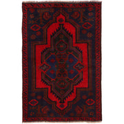 Traditional Baloch Rug 3' 1" x 4' 9" - No. AL23882