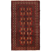 Baluch Short Rug 3' 7" x 6' 7" - No. AL82607