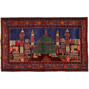 Handmade Pictorial Carpet 3' 11" x 6' 6" - No. AL70863