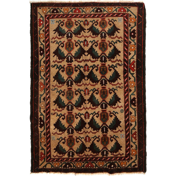 Baluch Small Size Rug 2' 11" x 4' 9" - No. AL75040