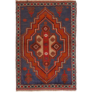 Traditional Baloch Rug 3' 1" x 4' 10" - No. AL63210