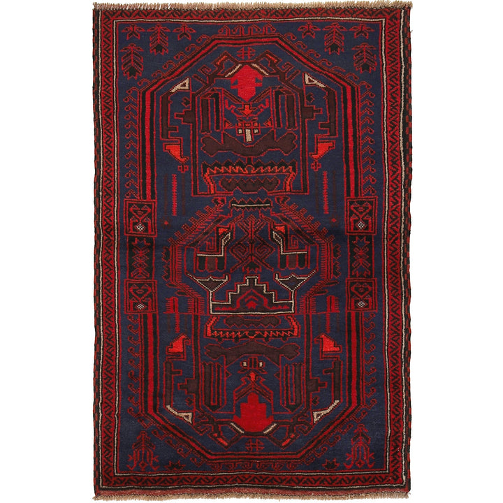 Traditional Baloch Rug 2' 11" x 4' 8" - No. AL88293