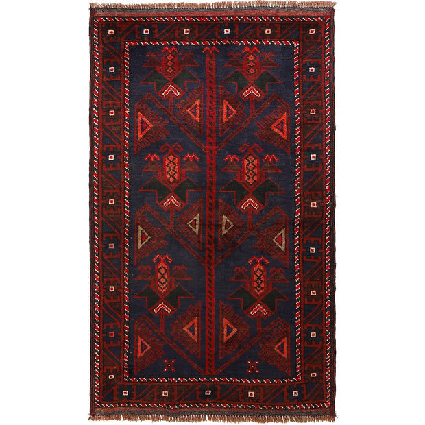 Traditional Baloch Rug 2' 9" x 4' 8" - No. AL10039
