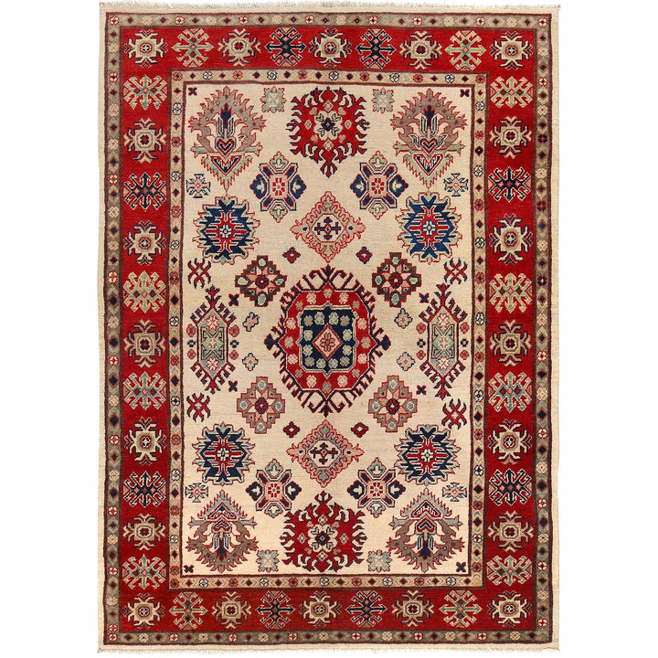Hand Knotted Kazak Oriental Rug 5' 1" x 7' 2" - No. AL42348