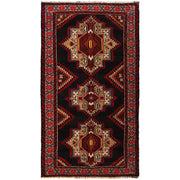 Tribal Baloch Rug 3' 1" x 5' 10" - No. AL40103