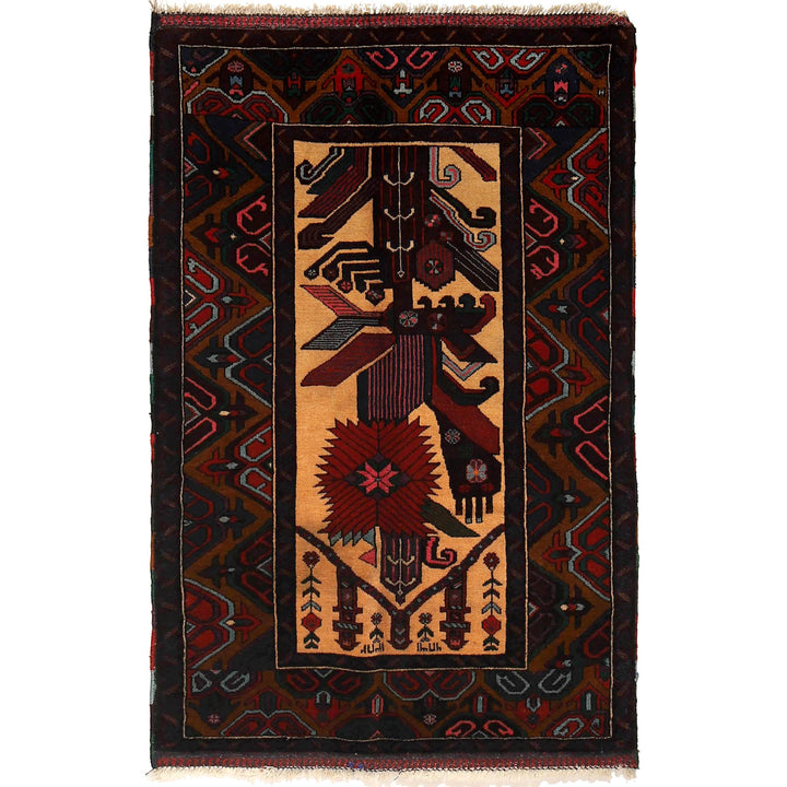 Handmade Prayer Rug 2' 11" x 4' 8" - No. AL92772