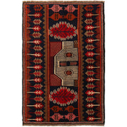 Traditional Baloch Rug 3' 0" x 4' 6" - No. AL15620