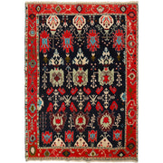 Hand Knotted Kohistani Carpet 5' 6" x 7' 8" - No. AL41554