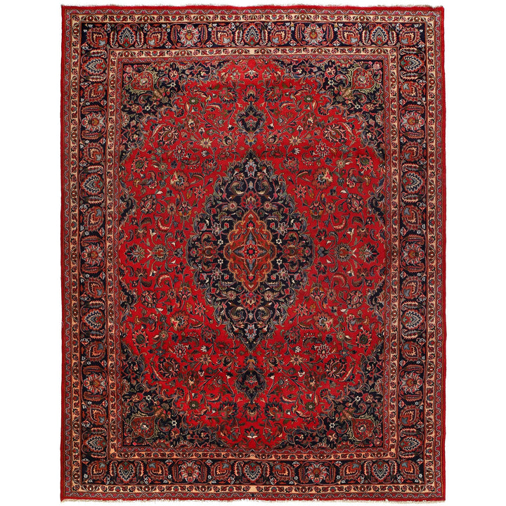 Persian Kashan Rug 9' 7" x 12' 10" - No. AL85762