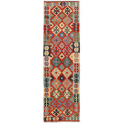 Hand Knotted Flatweave Kilim Runner 2' 6" x 9' 4" - No. AL60423