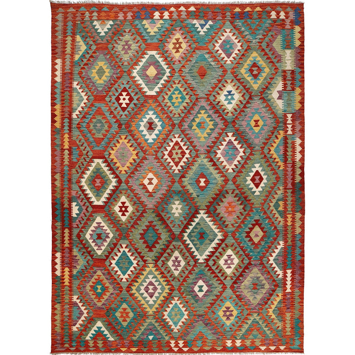 Handmade Vegetable Kelim 8' 4" x 11' 2" - No. AL13382