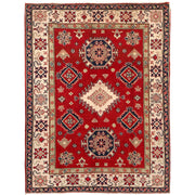 Handmade Kazak Area Rug 4' 11" x 6' 7" - No. AL36593
