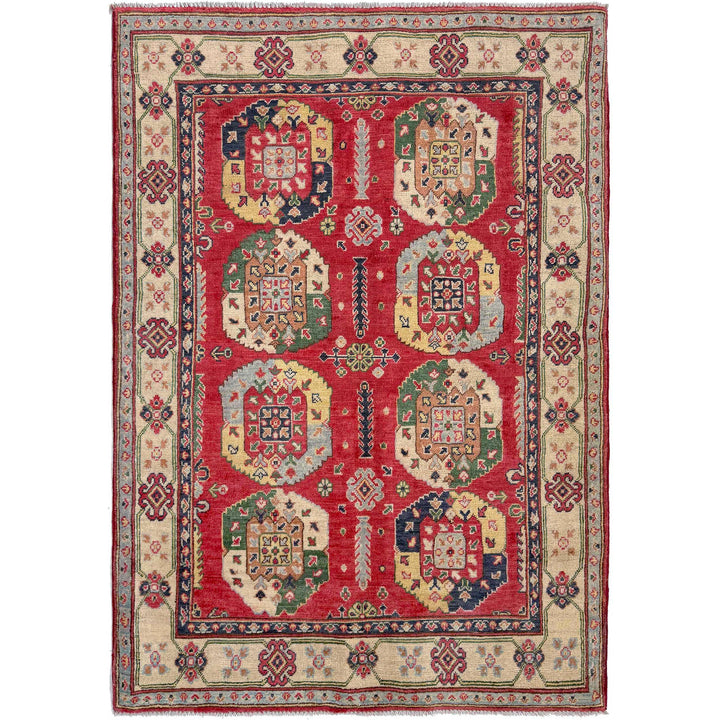 Oriental Kazak Rug 4' 0" x 5' 10" - No. AL10889