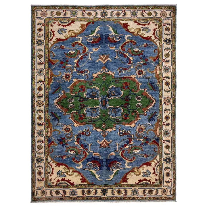 Hand knotted Kazak Carpet 5' 1" x 7' 1" - No. AL54845