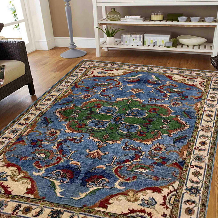 Hand knotted Kazak Carpet 5' 1" x 7' 1" - No. AL49283
