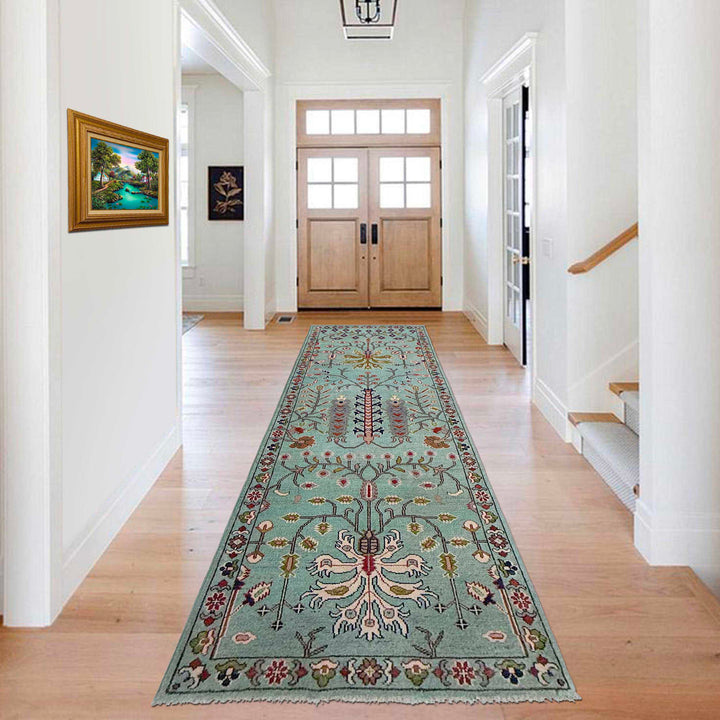 Hand knotted Contemporary Style Sultani Rug Runner 2' 11" x 9' 7" - No. AL34133