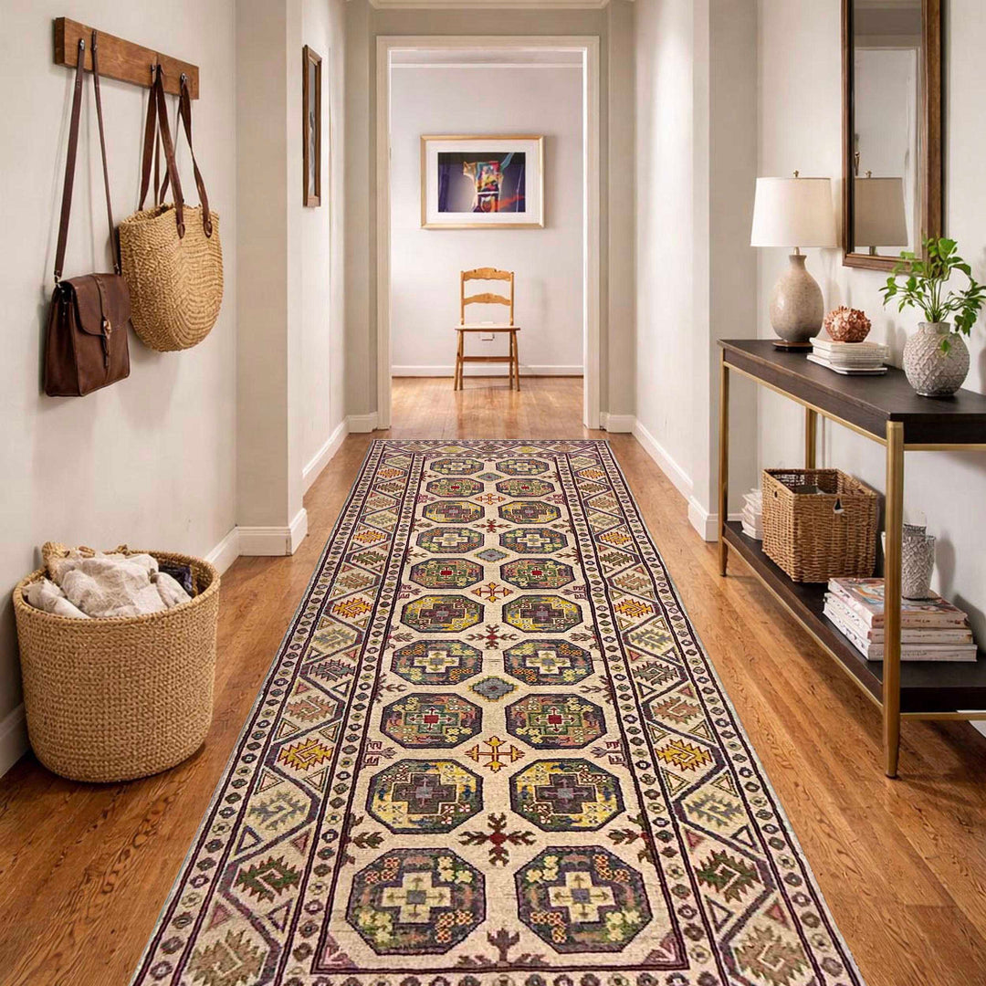 Authentic Oriental Waziri Runner Carpet 3' 3" x 9' 9" - No. AL37606