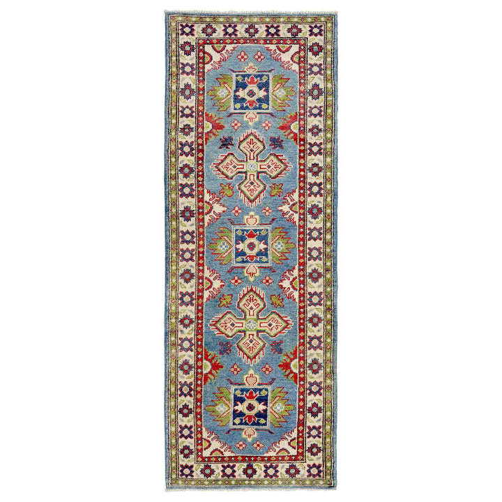 Hand knotted Kazak Runner Rugs 2' 1" x 6' 3" - No. AL64404
