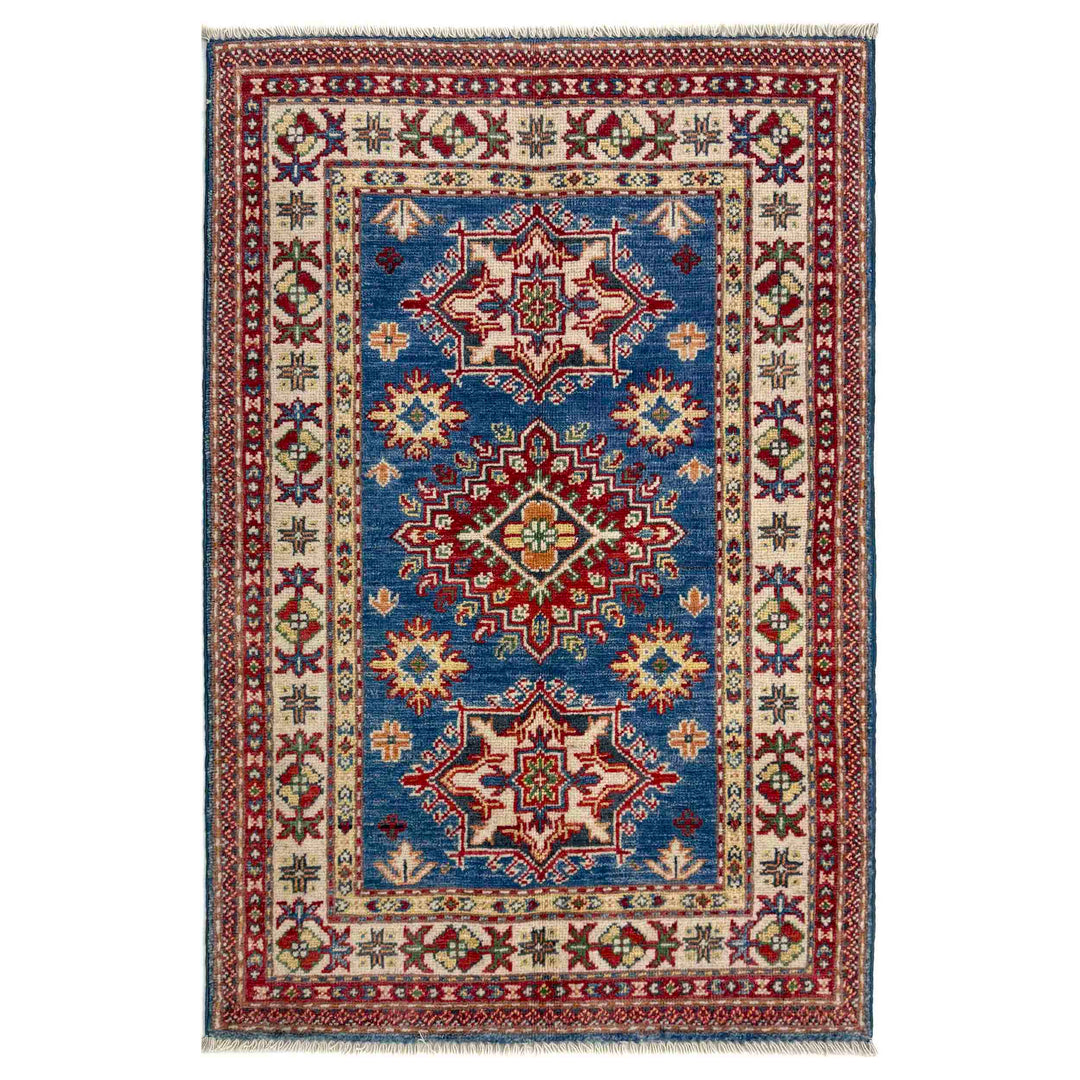 Hand knotted Kazak Carpet 2' 7" x 4' 0" - No. AL90266
