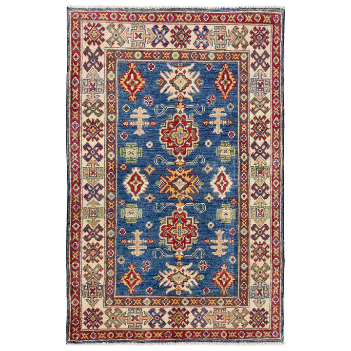 Hand Knotted Kazak Oriental Rug 2' 11" x 4' 9" - No. AL75261