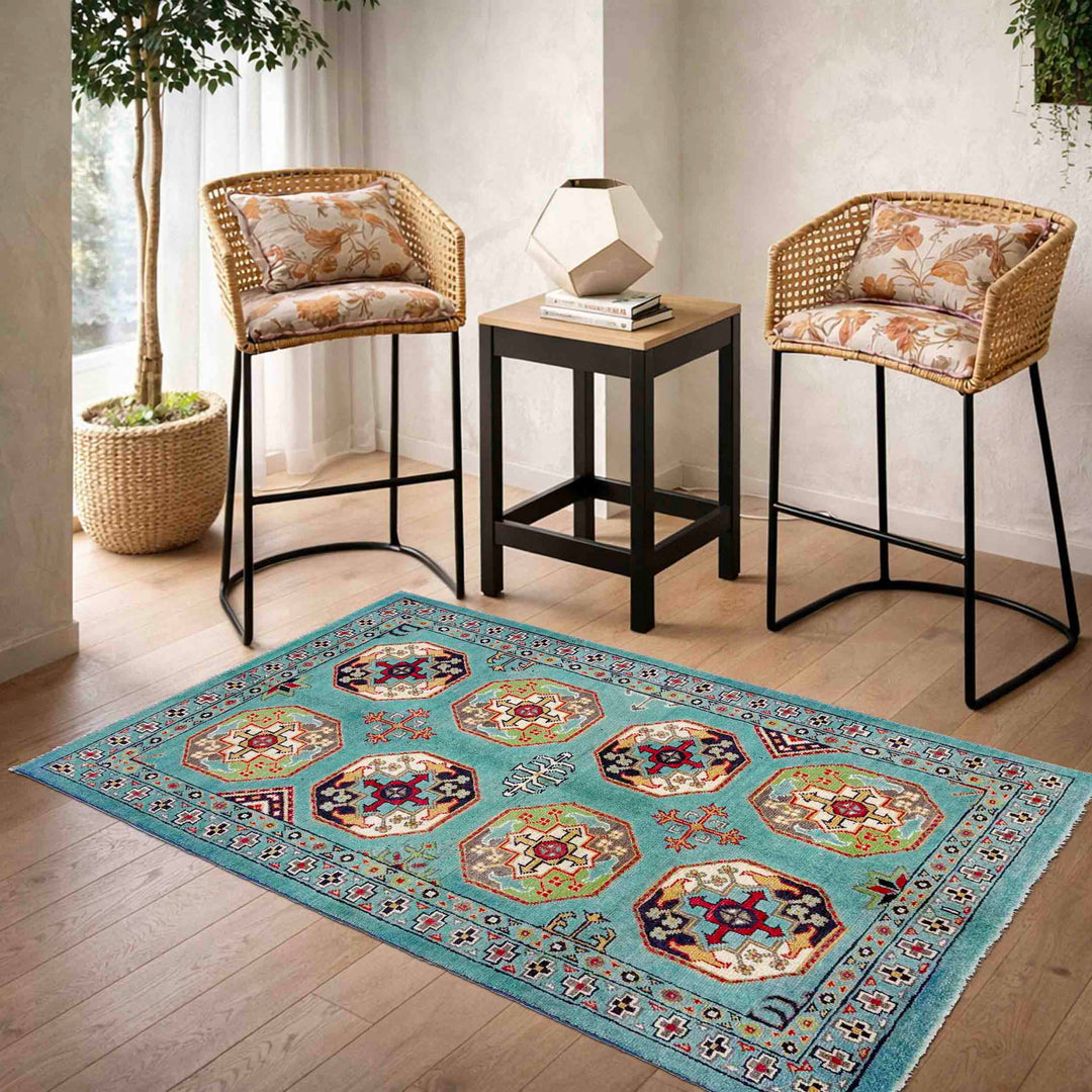 Oriental Style Waziri Area Rug 3' 0" x 4' 9" - No. AL81093