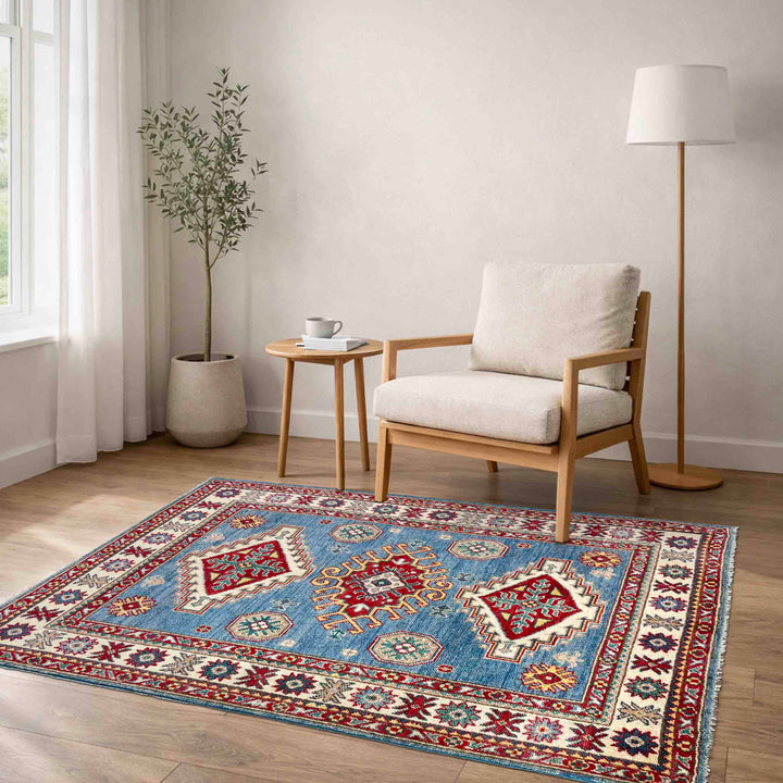 Hand knotted Kazak Rugs 3' 3" x 4' 11" - No. AL83011