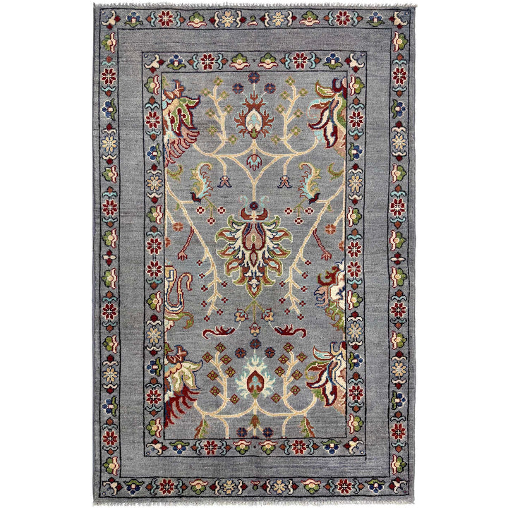 Hand Knotted Sultani Modern Rug 3' 7" x 5' 10" - No. AL17316