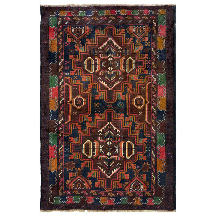 Handmade Baluchi Rug 3' 0" x 4' 7" - No. AL36998