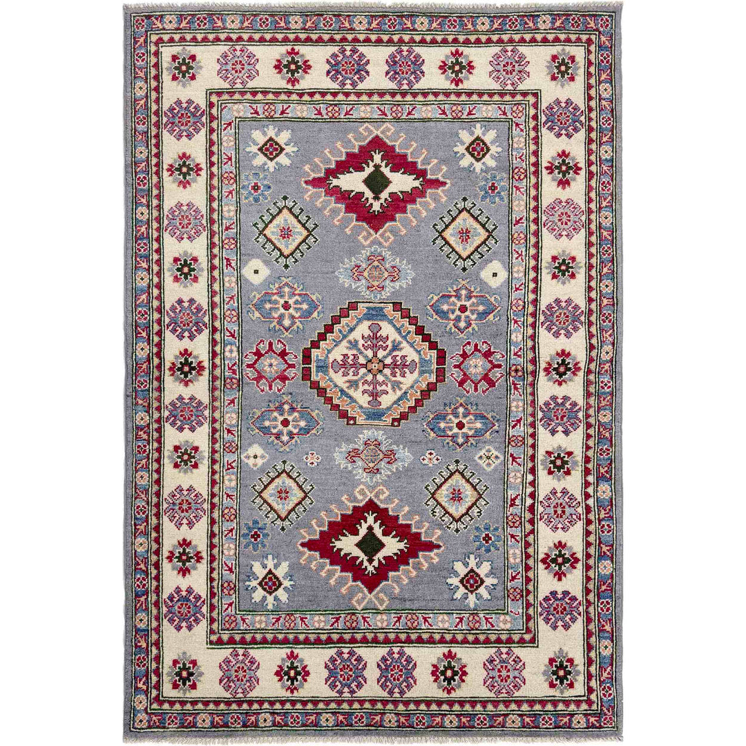 Hand knotted Kazak Rugs 4' 0" x 6' 0" - No. AL63420