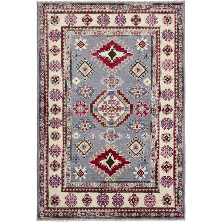 Hand knotted Kazak Rugs 4' 0" x 6' 0" - No. AL63420