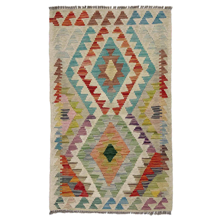 Hand Knotted Flatweave Kilim 2' 0" x 3' 6" - No. AL312738