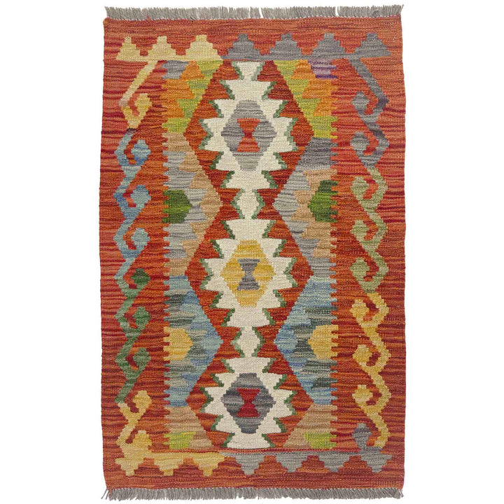 Handmade Vegetable Kilim 2' 0" x 3' 2" - No. AL404780