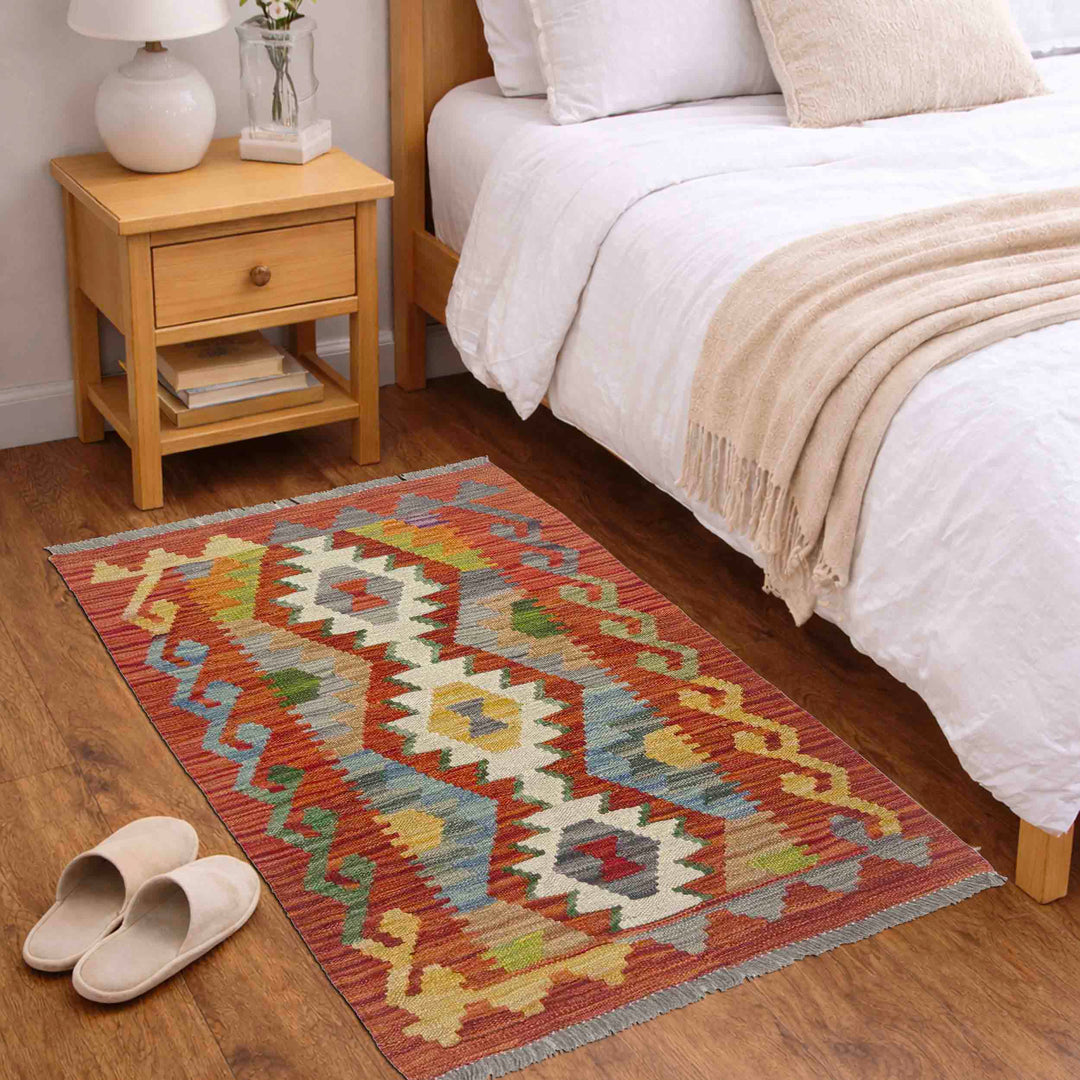 Handmade Vegetable Kilim 2' 0" x 3' 2" - No. AL404780