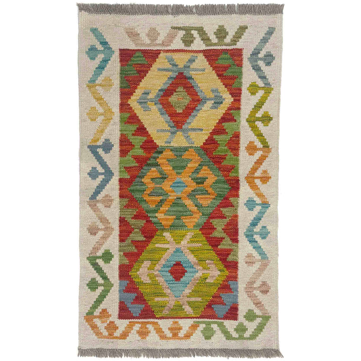 Small Size Chobi Kilim 1' 10" x 3' 2" - No. AL680999
