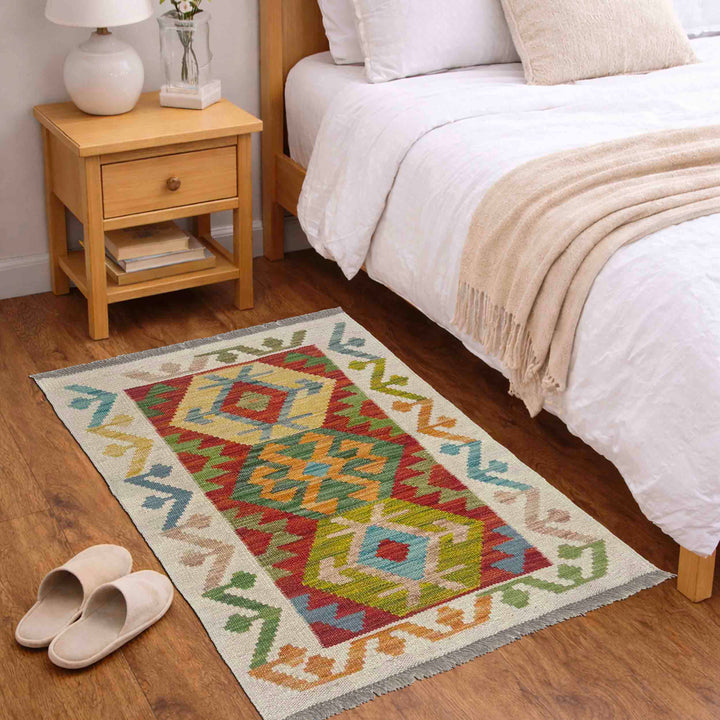 Small Size Chobi Kilim 1' 10" x 3' 2" - No. AL680999