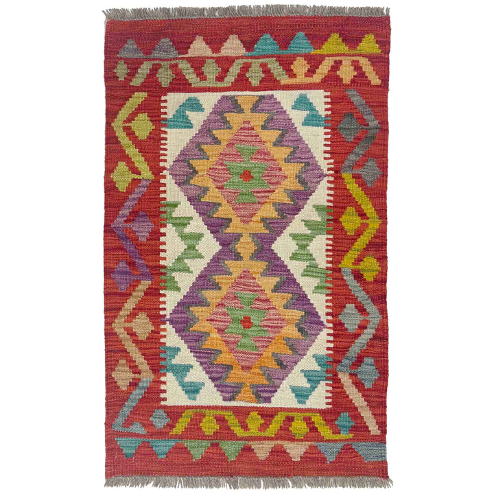 Handmade Vegetable Kilim 2' 0" x 3' 5" - No. AL687985